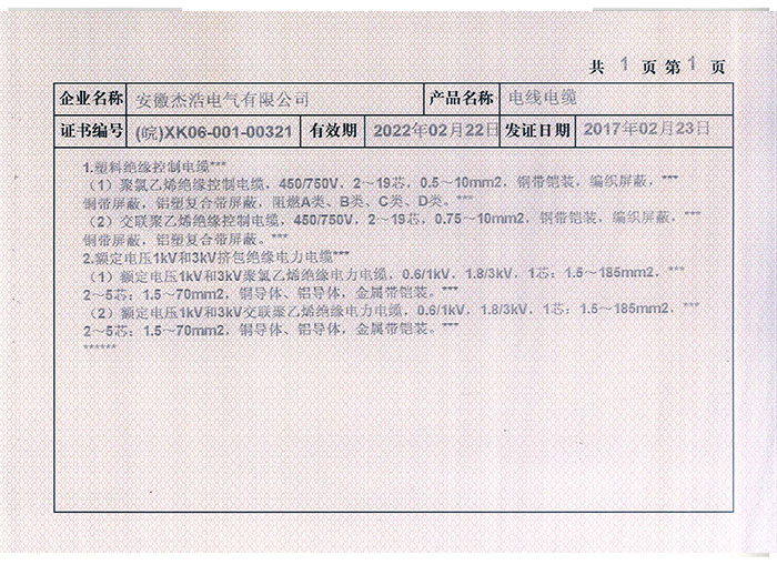 生產(chǎn)許可證副本 生產(chǎn)許可證副本